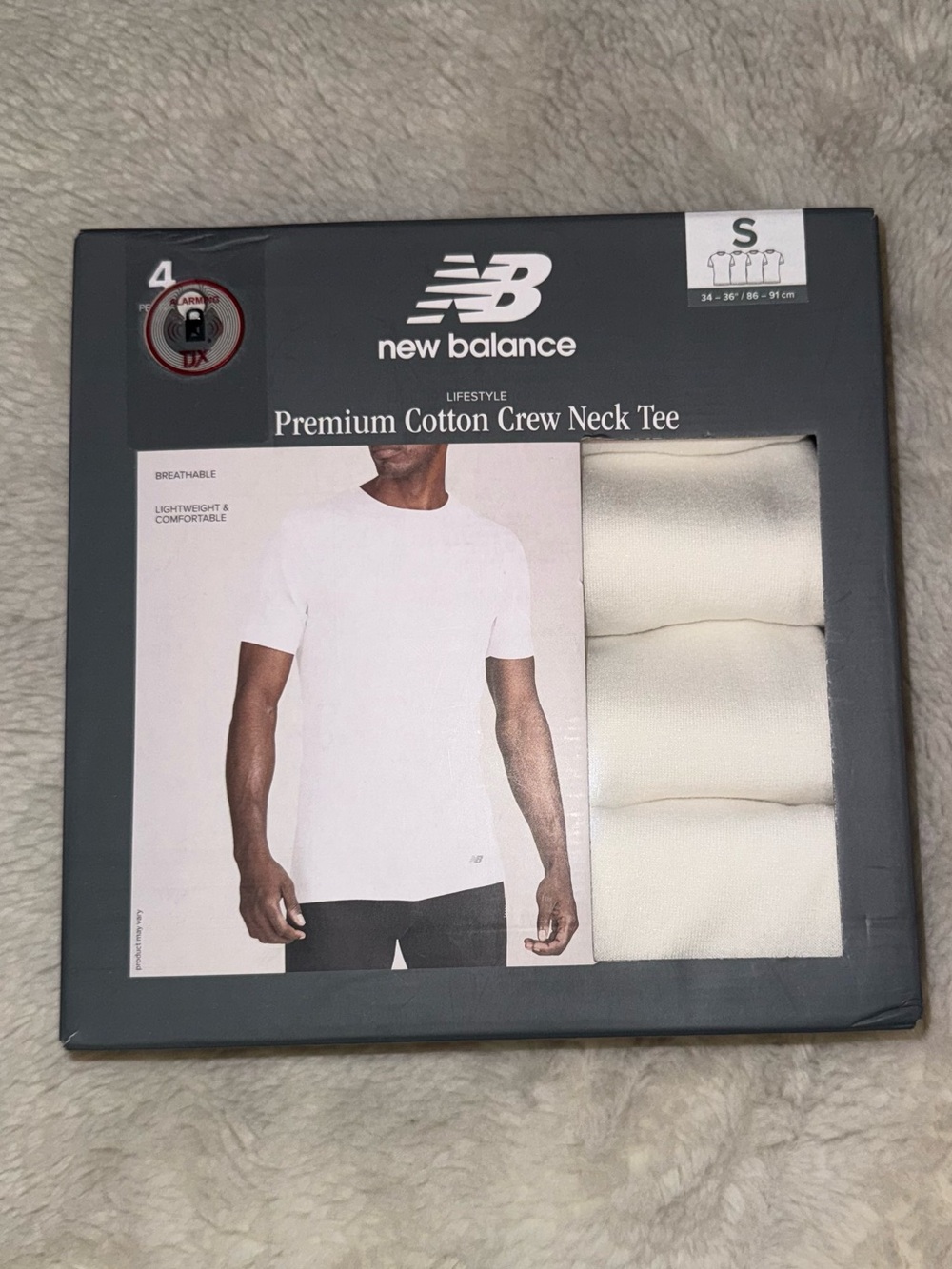 4 Pack Men’s New Balance Crew TShirt Pack